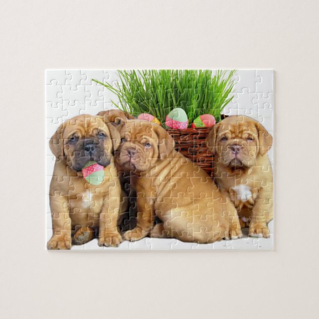 Puzzle Pups de la Pascua (Horizontal)