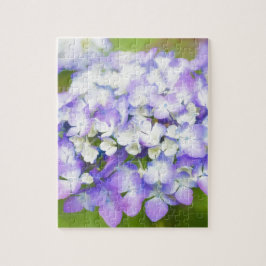 Puzzle Purple hydrangea | greeting | mothersday |