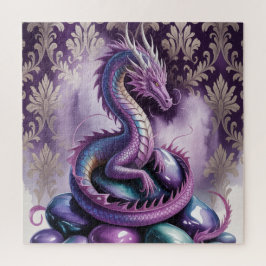 Puzzle Purple Mystic Dragon Gothic