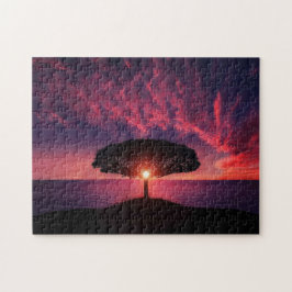 Puzzle Purple Sunset