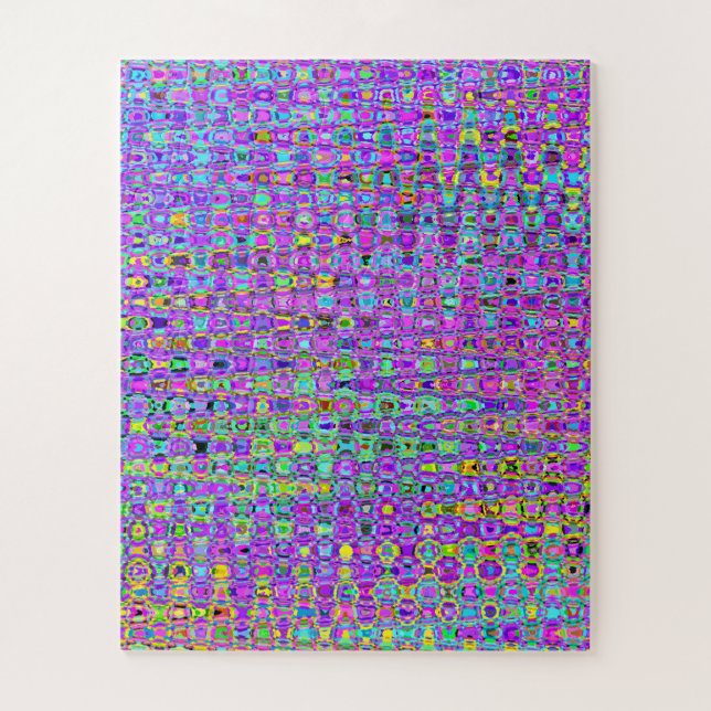 Puzzle Púrpura Peacock (Vertical)