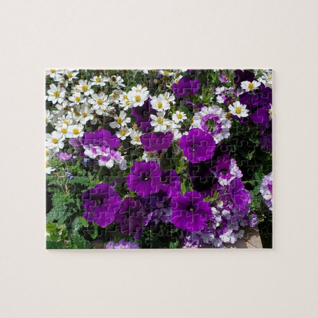 Puzzle Púrpura petunia (Horizontal)