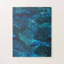 Purpurina azul turquesa con pincel