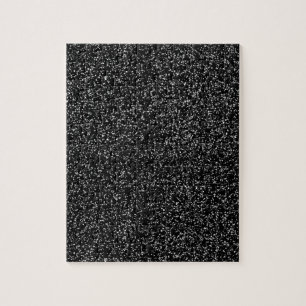 Puzzle Purpurina negro sólido