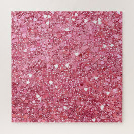 Puzzle Purpurina rosa Pastel