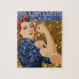 Puzzle purpurina rosie the riveter