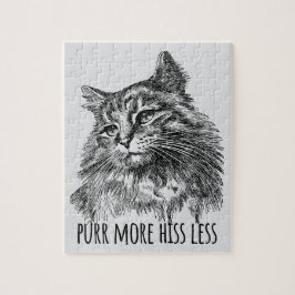 Puzzle Purr More Hiss Less Pretty Kitty