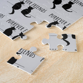 Puzzle Purrever Friends Cute Cat Best Friends