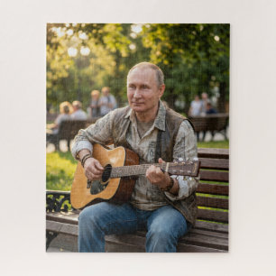 Puzzle Putin Guitarra Folk Acústica Bardo