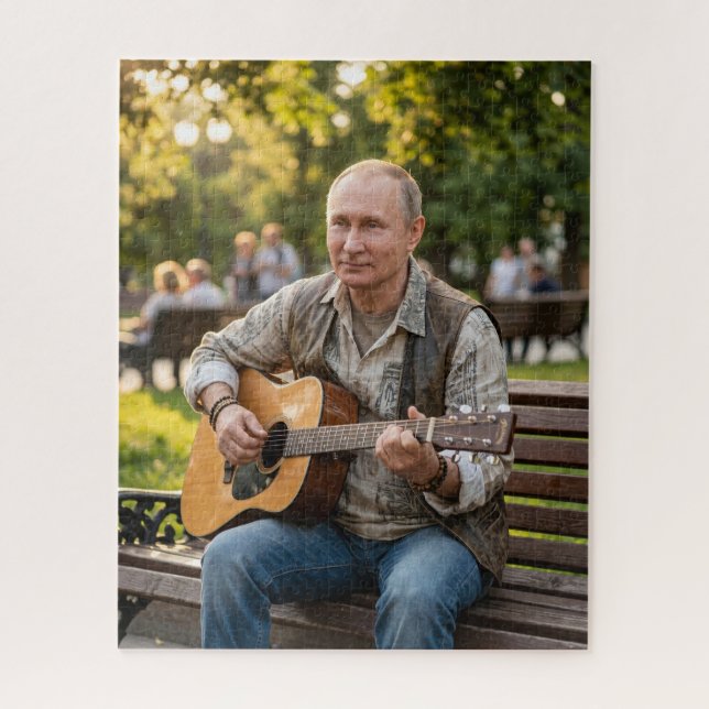 Puzzle Putin Guitarra Folk Acústica Bardo (Vertical)