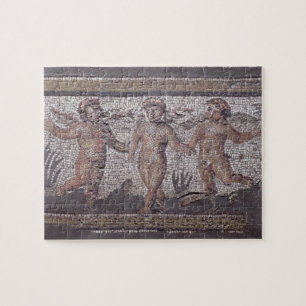 Puzzle Putti de baile tres acompañado por un jugar