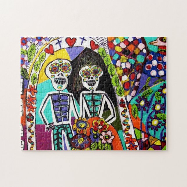 Puzzle Puzzel - día de los muertos (Horizontal)