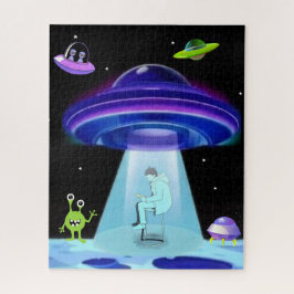 Puzzle PUZZEL: Divertido Secuestro de Ovni Alien