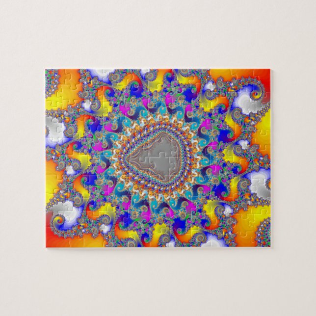 Puzzle Puzzle: Diseño fractal complejo (Horizontal)