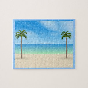 Puzzle Puzzle: Escena de playa diurna