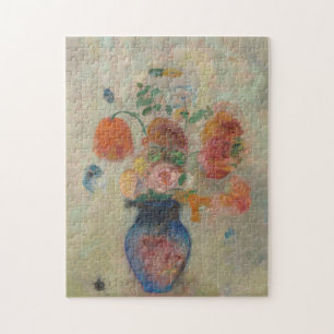 Puzzle PUZZLE: Odilon Redon Flores en Jarrón Azul Fino A