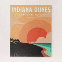 PUZZLE: Parque Nacional Vintage Indiana Dunes City