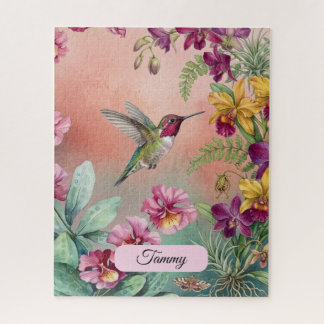 Puzzle PUZZLES: Colibrí y Floral Personalizados