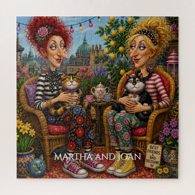 Puzzle PUZZLES: MEJORES AMIGAS & Gatos  (Vertical)