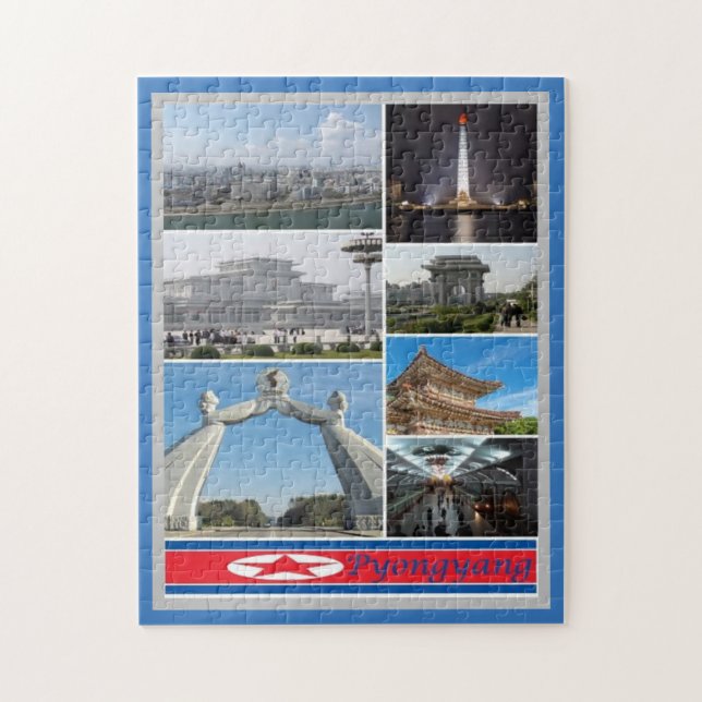 Puzzle Pyongyang - Corea del Norte - (Vertical)