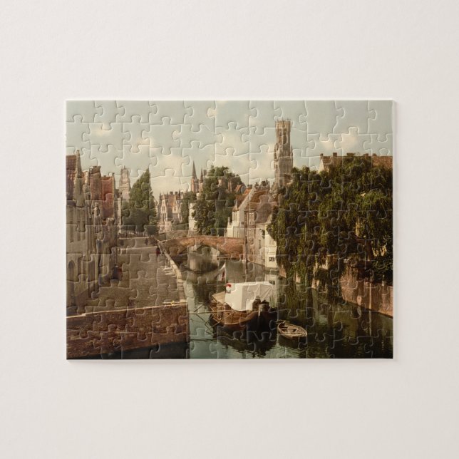 Puzzle Quai Vert, Brujas Bélgica (Horizontal)