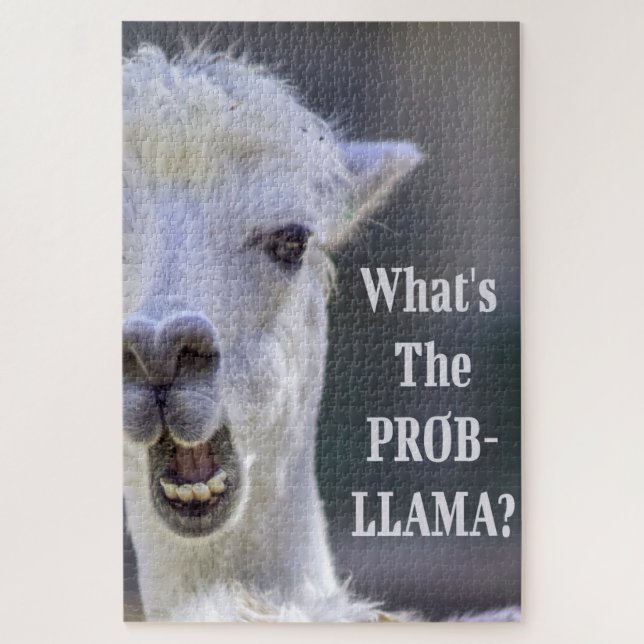 Puzzle ¿Qué es el Prob- Llama? Cute Funny LLAMA (Vertical)