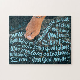 Puzzle Qué hermosos pies de Inspiradora cita