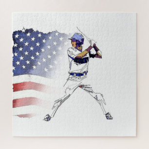 Puzzle ¡Que te den una paliza! - Jugador de Béisbol y Ban