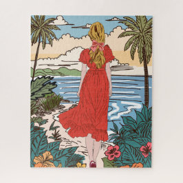 Puzzle Quebra-Cabeça Moça