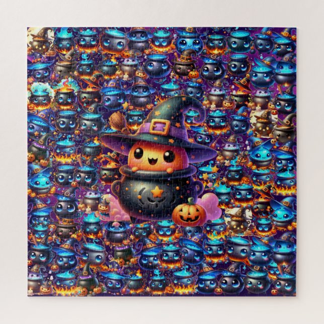 Puzzle Quebra-Cabeça (Puzzle) Caldeirões Fofinhos (Vertical)