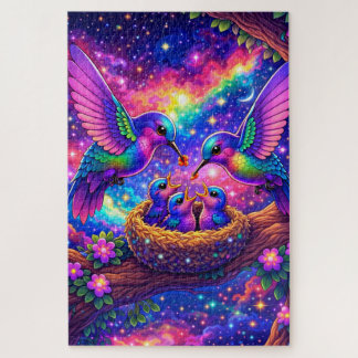 Puzzle Quebra-Cabeça (Puzzle) Família Beija-Flor