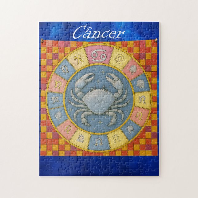 Puzzle Quebra-Cabeça (Puzzle) Signo de Câncer (Vertical)