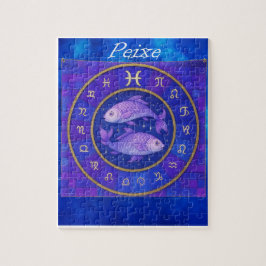 Puzzle Quebra-Cabeça (Puzzle) Signo de Peixes