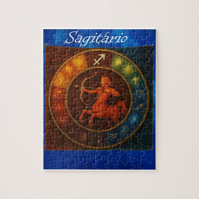 Puzzle Quebra-Cabeça (Puzzle) Signo de Sagitário (Vertical)