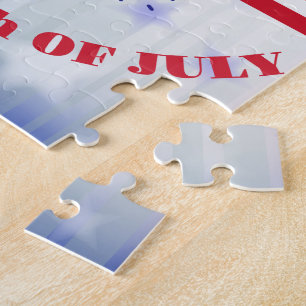 Puzzle Quédate con la mano, es el 4 de julio.