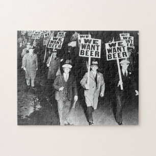 Puzzle Queremos Cervezas Protestando Por La Vieja Fotogra