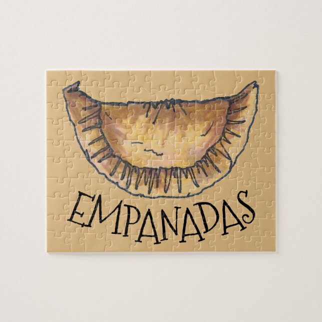 Puzzle Queso de carne Empanadas Platos Latinoamericanos (Horizontal)