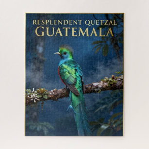 Puzzle 🐦 Quetzal Resplandeciente Bosque Nuboso Guatemala