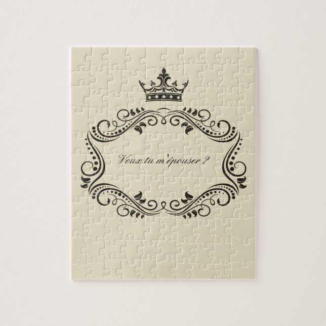 Puzzle ¿Quieres casarme? (Vertical)