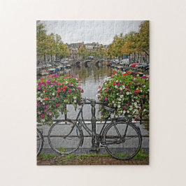 Puzzle Quiero andar en bicicleta en Ámsterdam - rompecabe