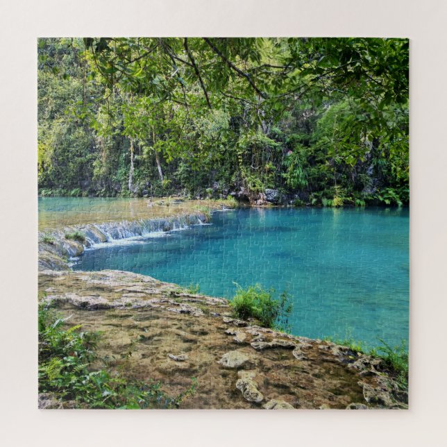 Puzzle Quietud Turquesa, Semuc Champey (Vertical)
