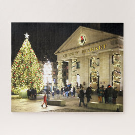 Puzzle Quincy Market Holiday Lights, Boston