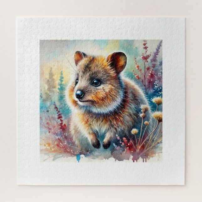 Puzzle Quokka in a Vibrant Dreamscape 210824AREF143 - Wat (Vertical)
