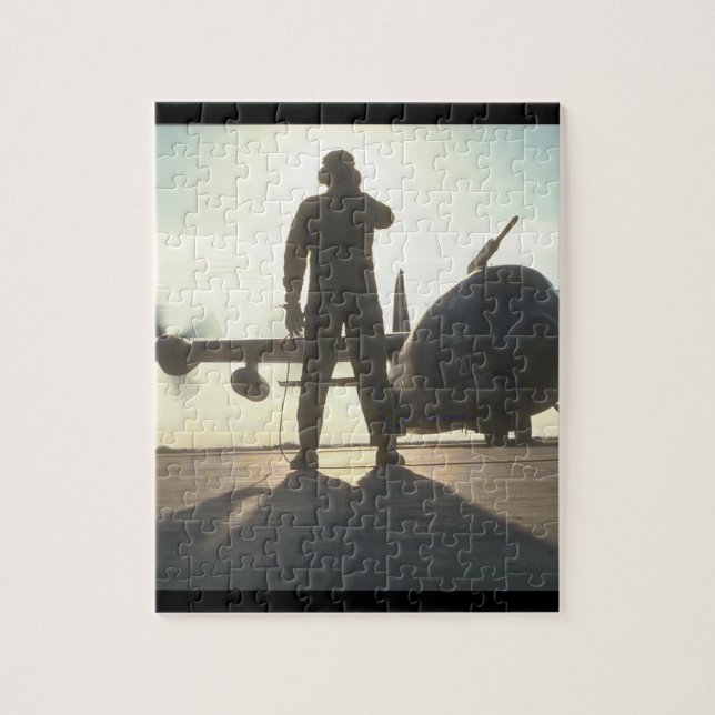 Puzzle R.A.F. Aviones de C-130 Hércules (Vertical)