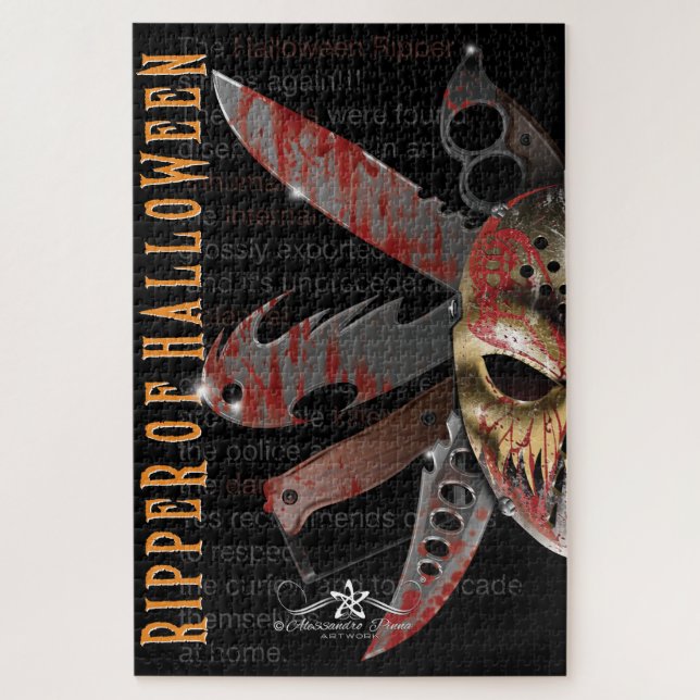 Puzzle R. de H. Ripper de Halloween (Vertical)