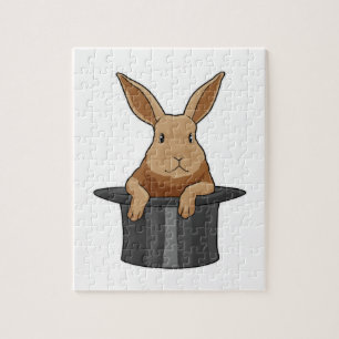 Puzzle Rabbit Magician Magic gorra