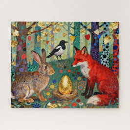 Puzzle Rabbit, Magpie, Fox and “The Golden Goose Egg”