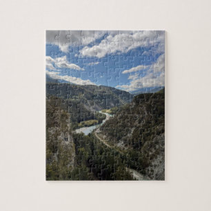 Puzzle Rabiusa Graubünden Suiza Vista impresionante Oeste