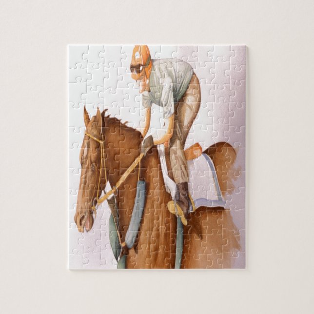 Puzzle Race Horse y Jockey (Vertical)