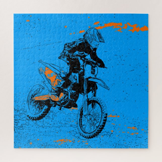 Puzzle Racer de velocidad - Motocross Racer (Vertical)